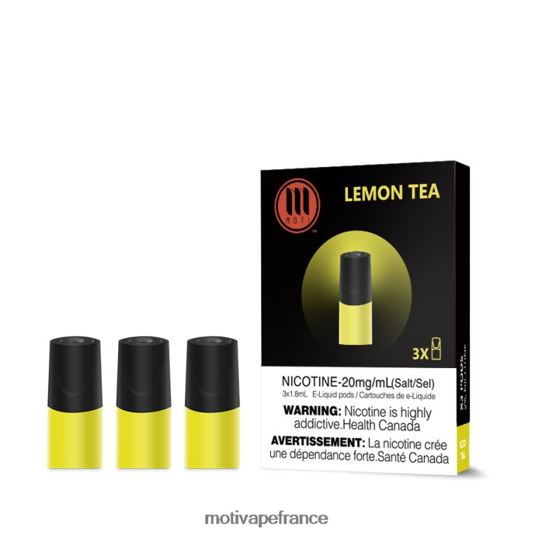 MOTI dosettes classiques HVDB4P101 thé au citron - MOTI Vape Pop