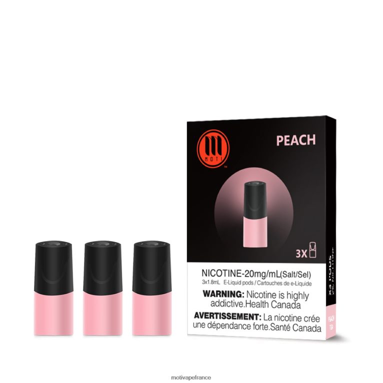 MOTI dosettes classiques HVDB4P102 pêche - MOTI Vape Price