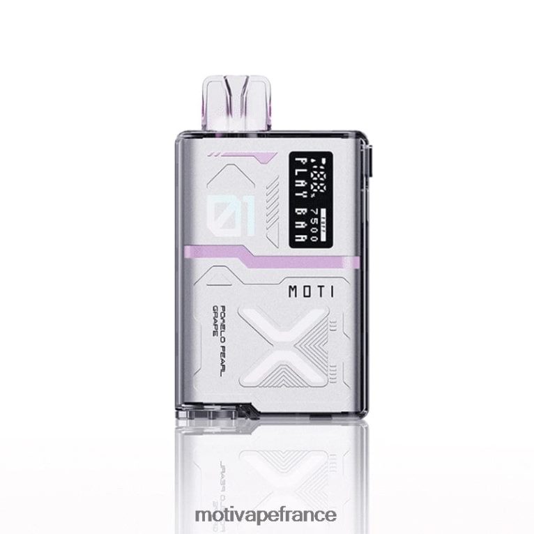 MOTI Play Bar 7500 vapes jetables (5%, 7500 bouffées) HVDB4P56 pêche pomme aigre - MOTI Vape Kit France