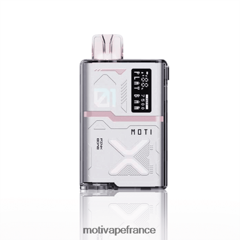 MOTI Play Bar 7500 vapes jetables (5%, 7500 bouffées) HVDB4P58 bombe rose - MOTI Vape Amazon