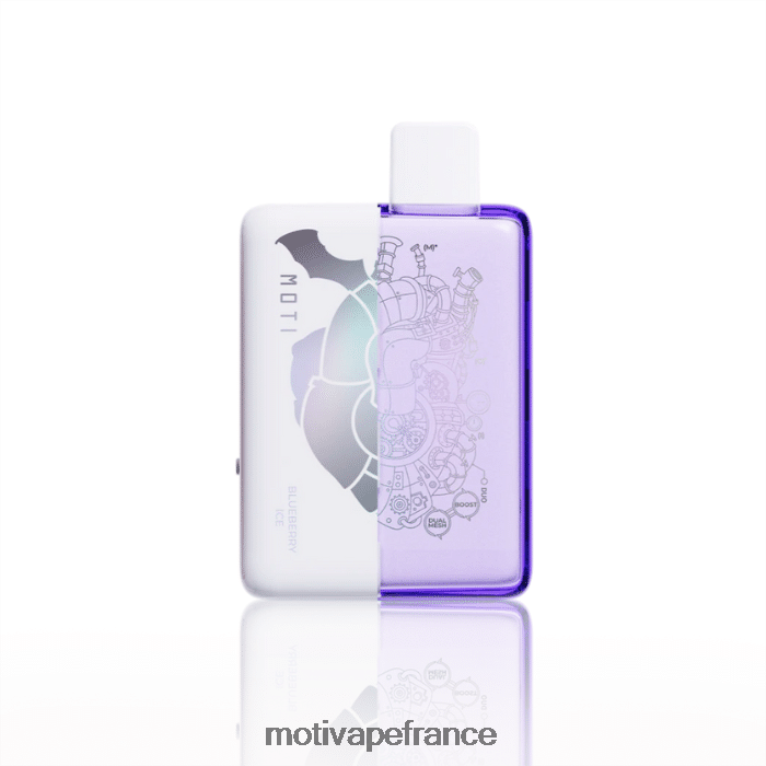 MOTI Duo 9000 vapes jetables (5%, 9000 bouffées) HVDB4P68 glace aux myrtilles - MOTI Vape Amazon