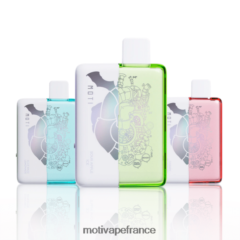 MOTI Duo 9000 vapes jetables (5%, 9000 bouffées) HVDB4P72 explosion d\'arc-en-ciel tropical - MOTI Vape Price
