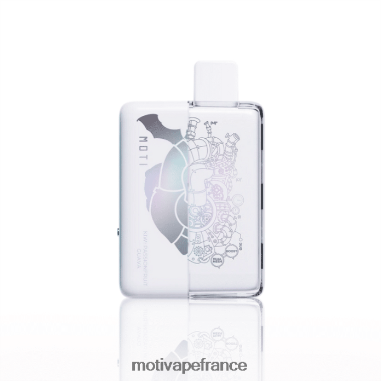 MOTI Duo 9000 vapes jetables (5%, 9000 bouffées) HVDB4P73 kiwi, fruit de la passion, goyave - MOTI Vape Disposable France
