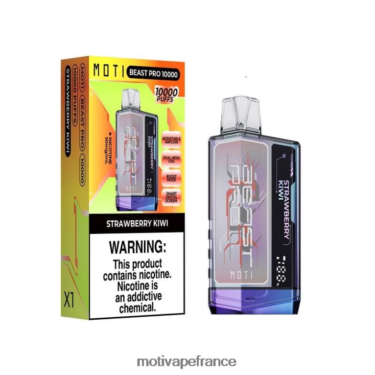 MOTI Beast Pro vape jetable (5%, 10000 bouffées) HVDB4P52 glace à la pastèque - MOTI Vape Price