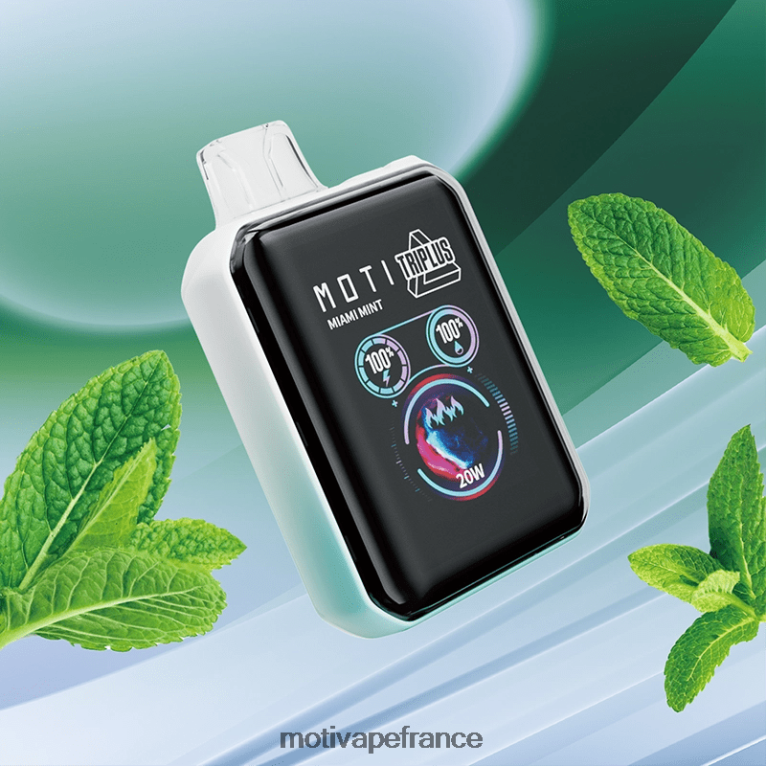 MOTI Triplus Vape jetable 20k (5%, 20000 bouffées) HVDB4P10 glace à la pastèque - MOTI Vape France