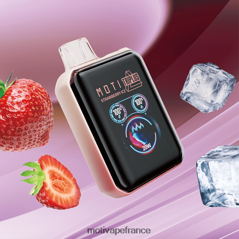 MOTI Triplus Vape jetable 20k (5%, 20000 bouffées) HVDB4P10 glace à la pastèque - MOTI Vape France