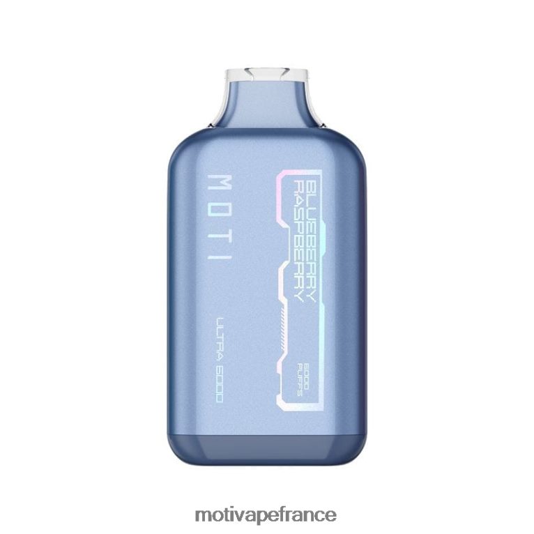 MOTI Ultra vape jetable (5%, 6000 bouffées) HVDB4P27 glace bleue - MOTI Vape For Sale