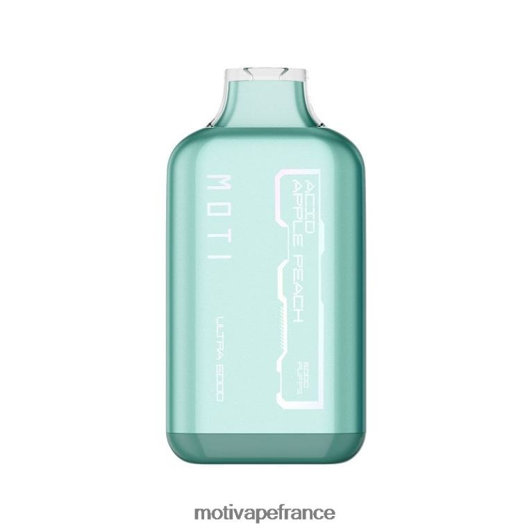 MOTI Ultra vape jetable (5%, 6000 bouffées) HVDB4P28 gomme à la pêche et aux myrtilles - MOTI Vape Amazon
